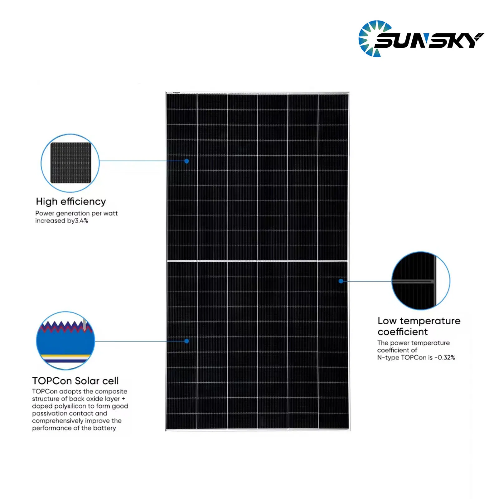 Trina Solar Panels Vertex S Mono 400 500 600 670 W Wp Watt Half Cell BIPV Monocrystalline Bifacial Solar Panel