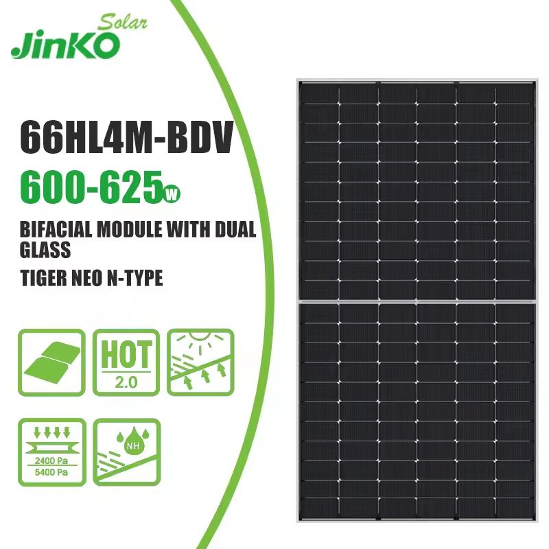 Jinko Solar Panel 600W 610W 615W 625W Mono Perc High Efficiency Power 600watt 625 Watt for Home Commercial Use