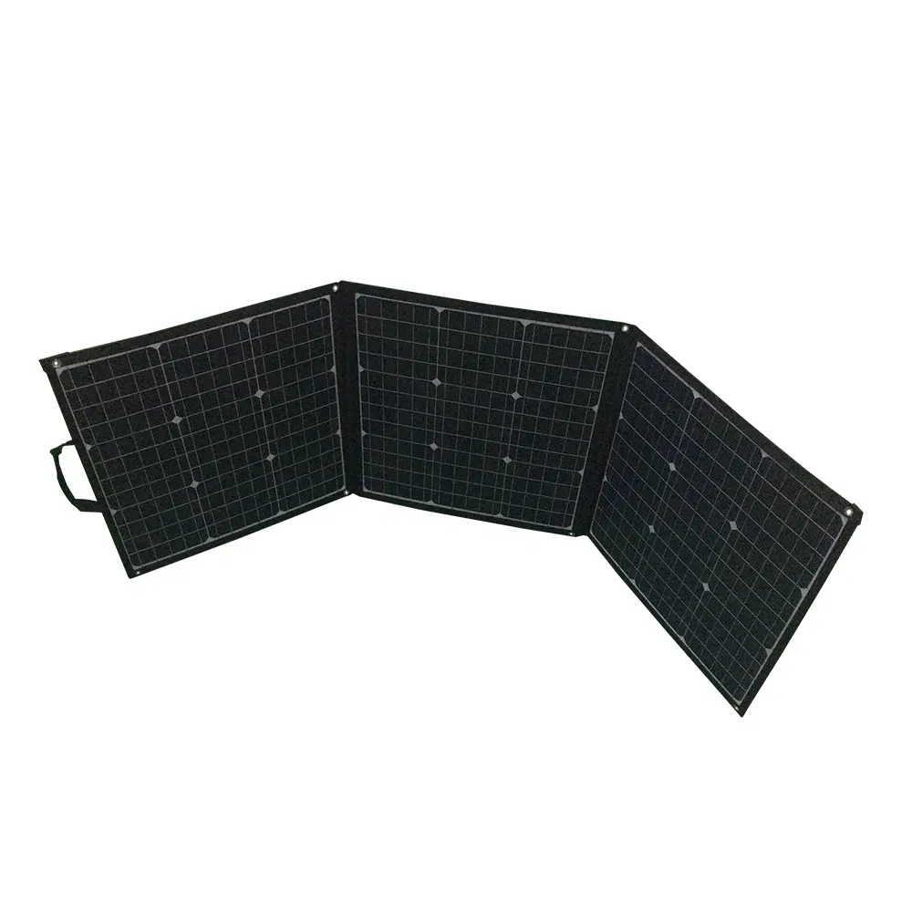 OEM 120W Portable Folding Blanket Solar Panel Charger Bag for Camping, Marine, RV, Fishing