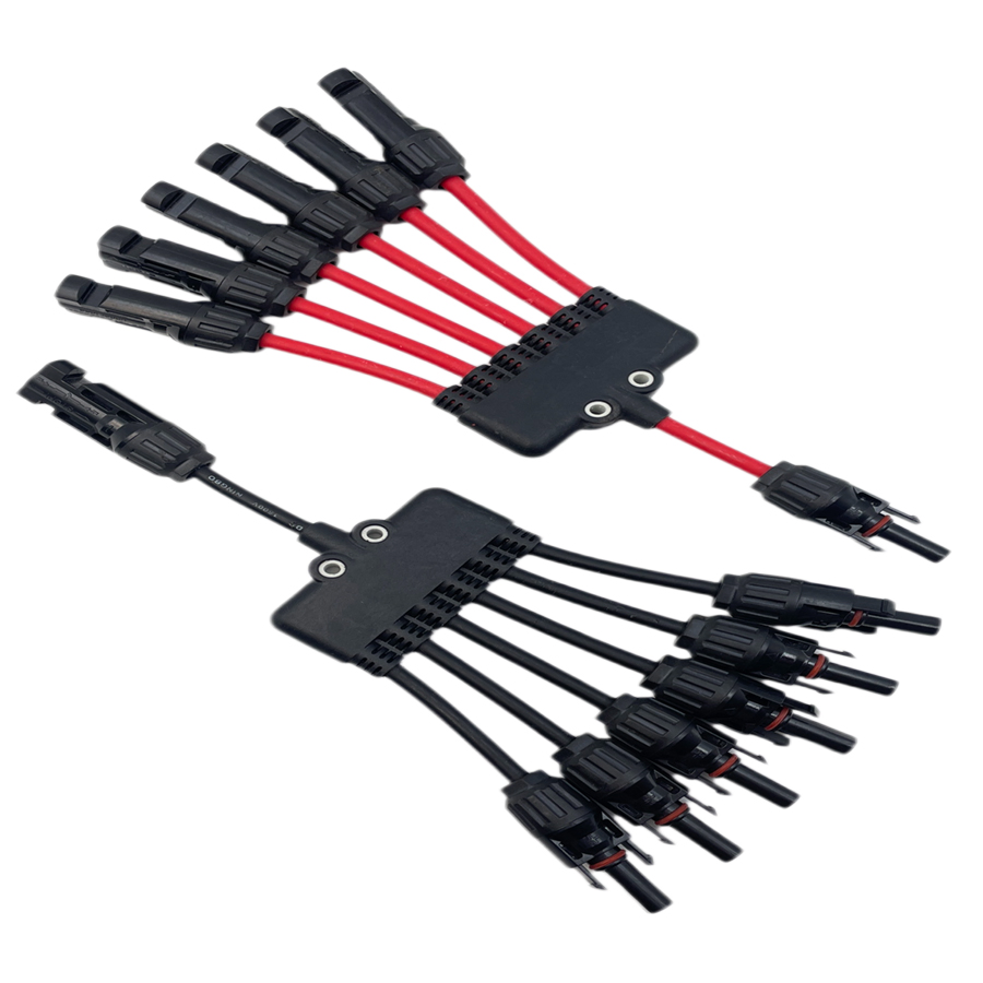 Solar Connectors Branch Parallel Adapter Cable Wire Tool Kit for Solar Panel