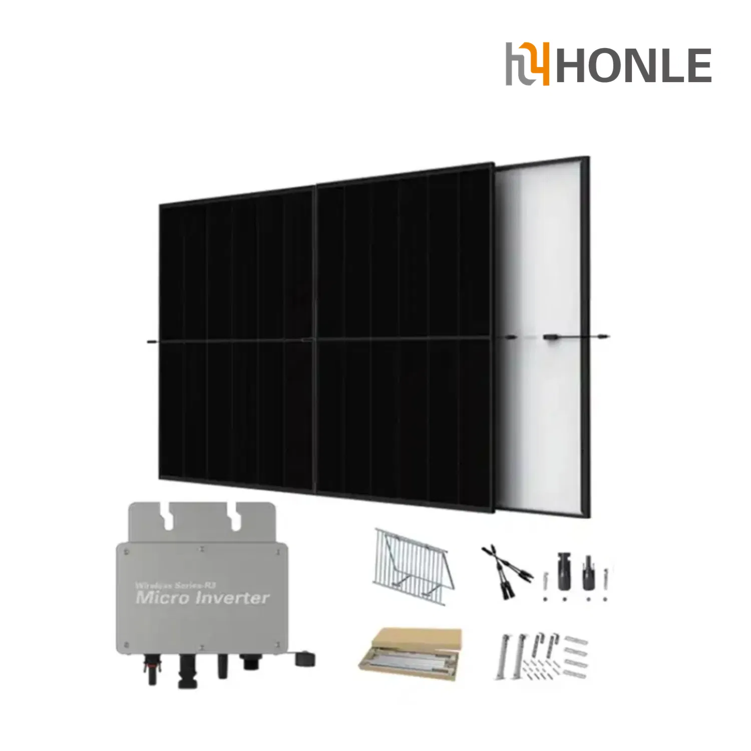 Factory Price Solar Energy System 400W Balcony Germany Small Solar System All in One Solar Balcony Install 400W Europe with Micro Inverter