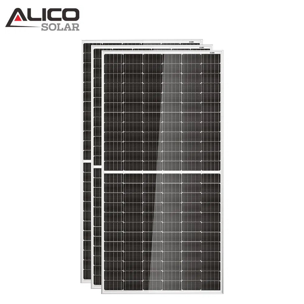 Full Black All Black Shingled Overlapping Mono Power 400W 500W 600W 670W Watt Energy Solar Module Panel Price