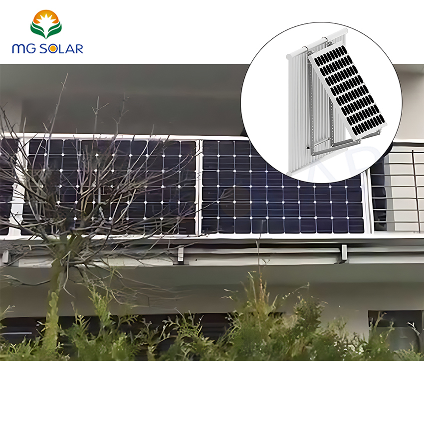 Factory Direct Solar Balcony Bracket Adjustable Solar Panel Balcony Bracket System