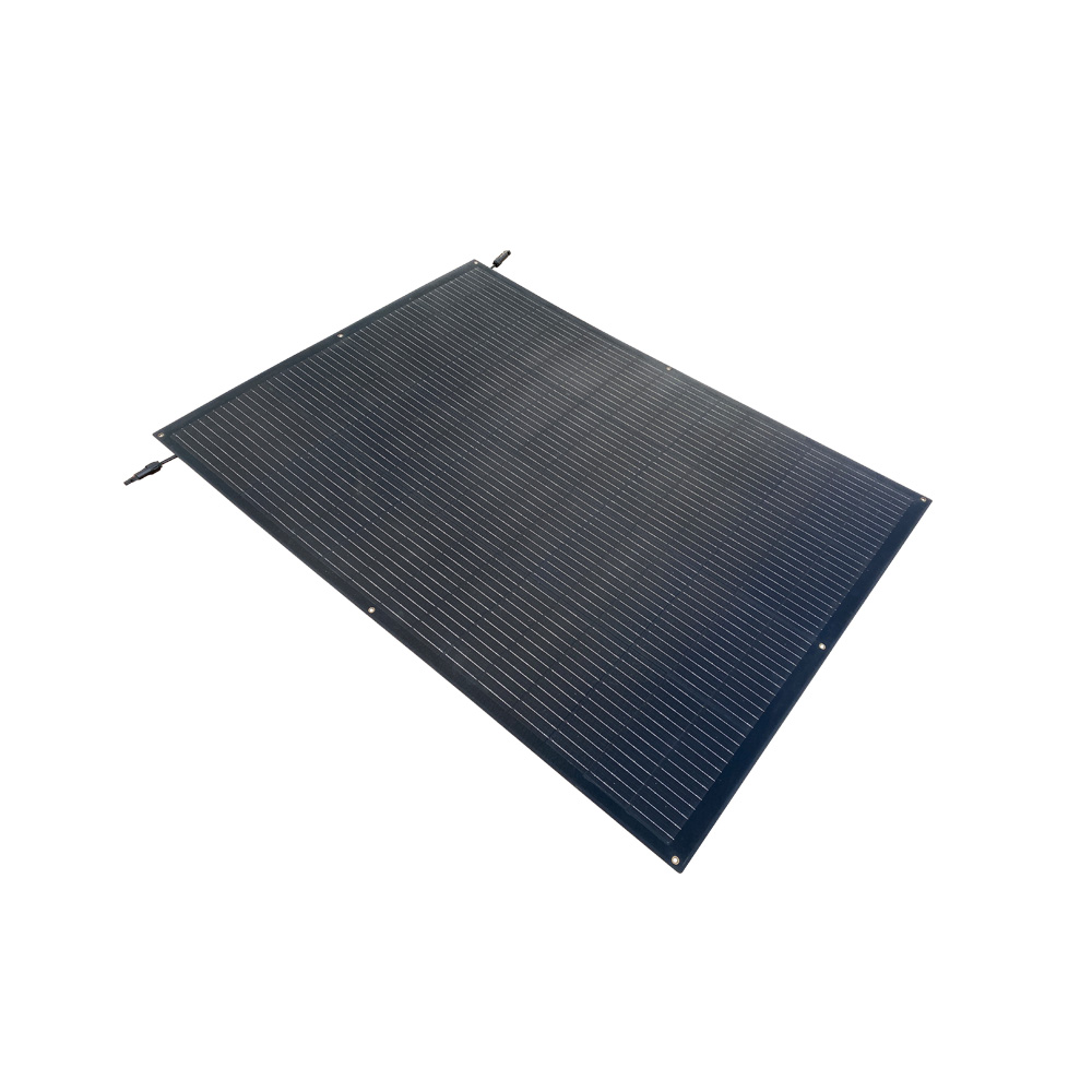 200W Thin Film Flexible Solar Panels New Technology Boat/RV Use 18% Efficiency IP67 Junction Box