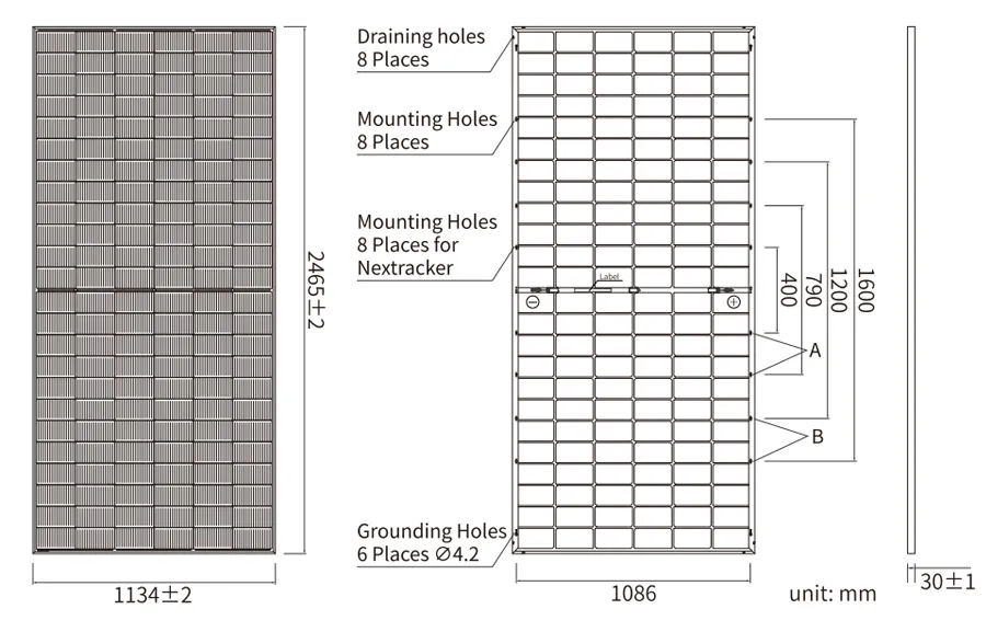 Electrical Parameters Dimensions Info