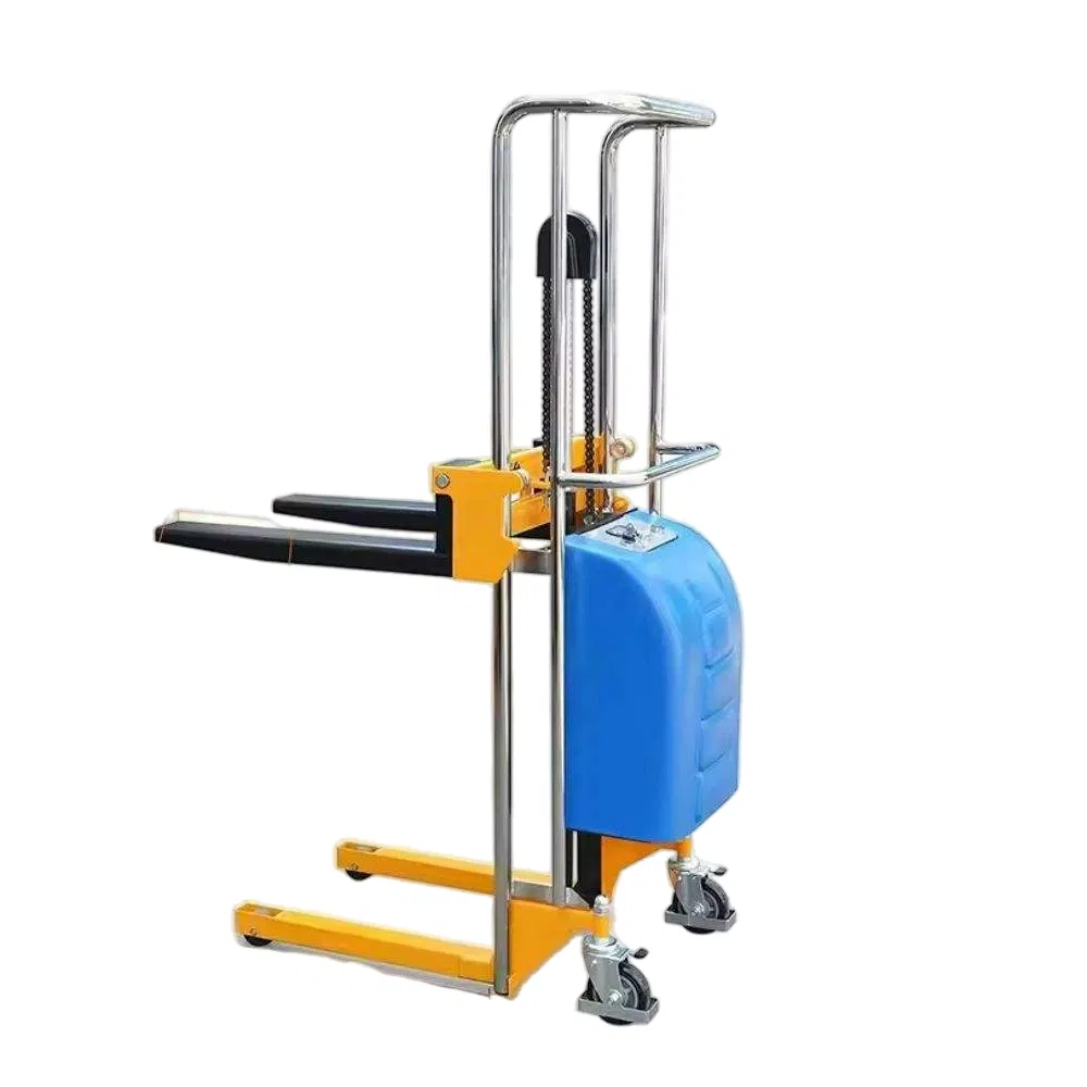 Semi Electric Pallet Stacker Light Reach Stacker for Efficient Warehouse Operations