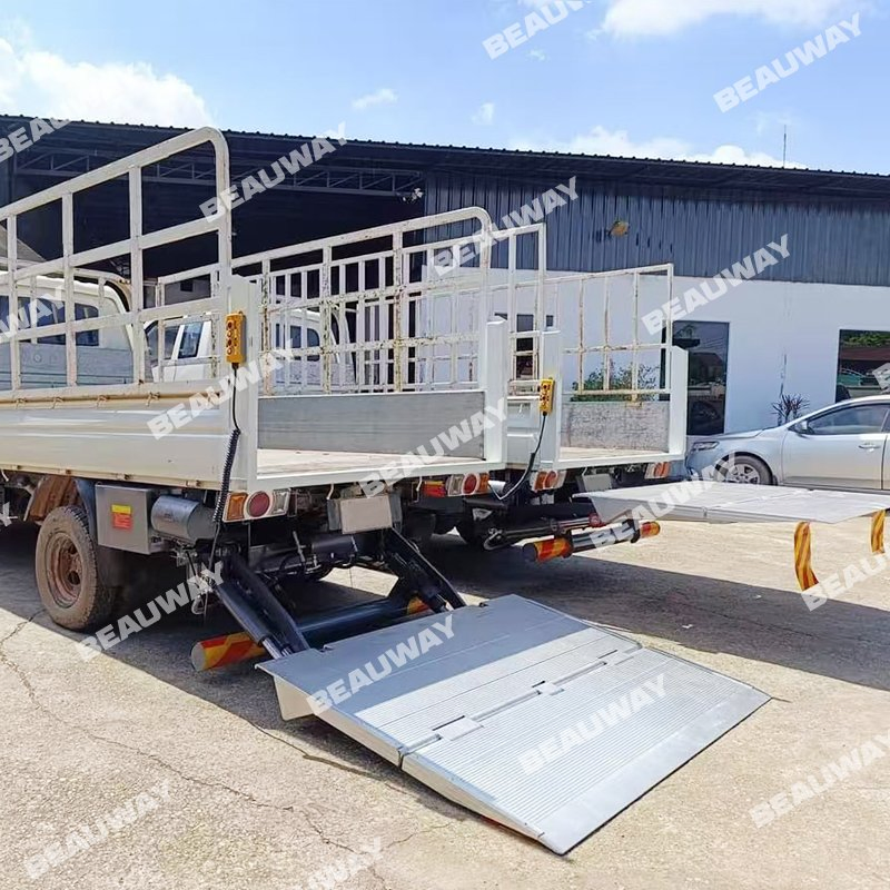 Beauway Tailgate Lifting Cargo Truck Hydraulic System New Aluminum Loading