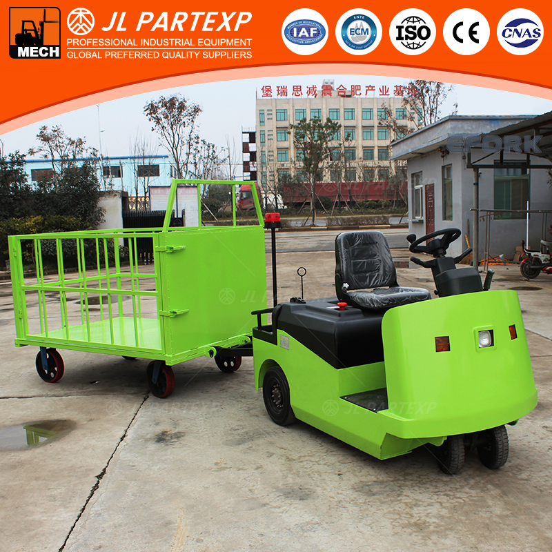 2t 3t 4t 6t 10 Ton Warehouse Mini Carrying Machine Electric Tow Tug Tractor