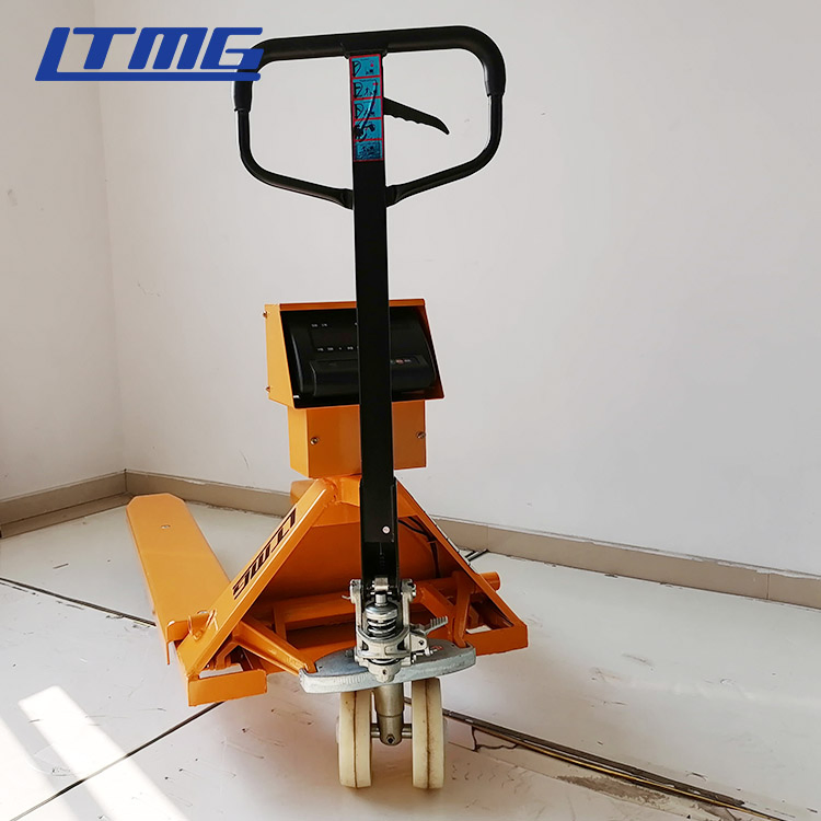 2000kg 2ton Manual Hand Pallet Truck/Jacks with Weighing Scale