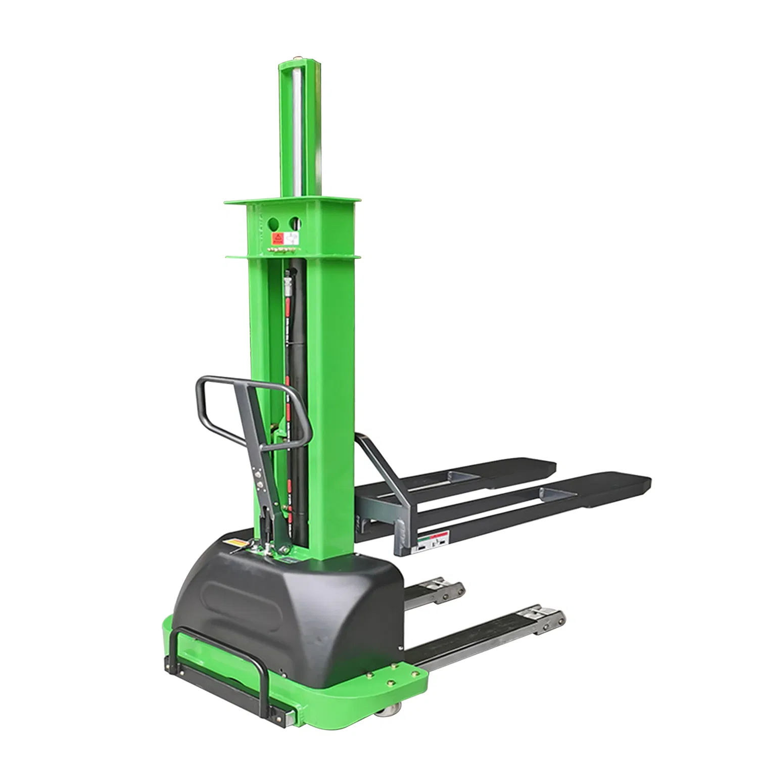 New Technology 500kg Self Loading Semi Electric Forklift Stacker for Sale