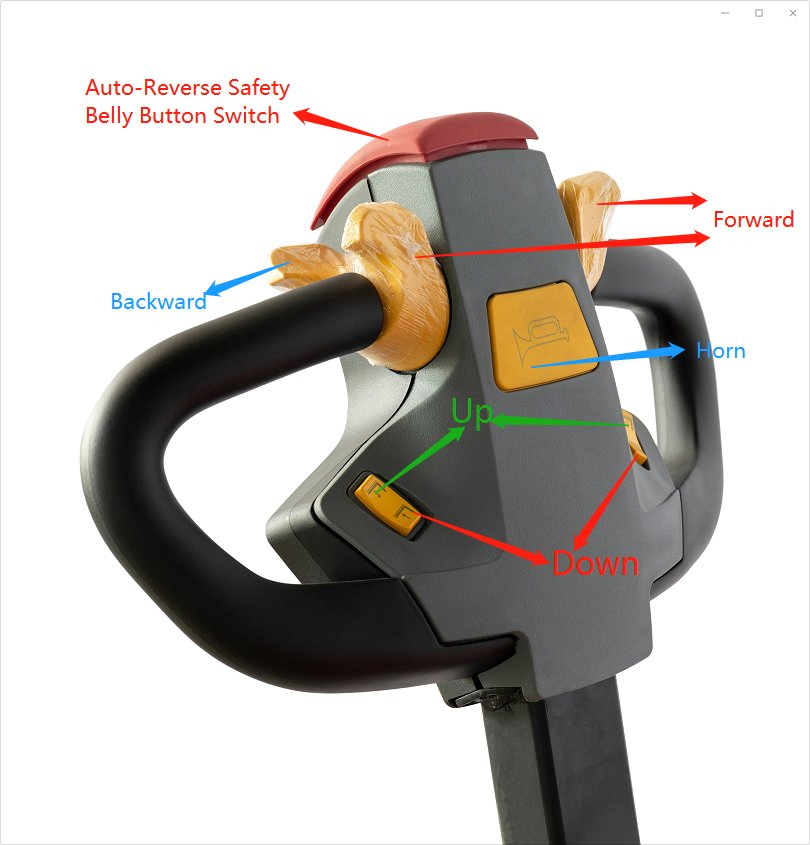 1.5ton 1500kg 1.5t Battery Pallet Forklift Electric Walking Pallet Stacker with CE