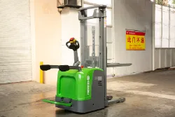 Rider electric stacker