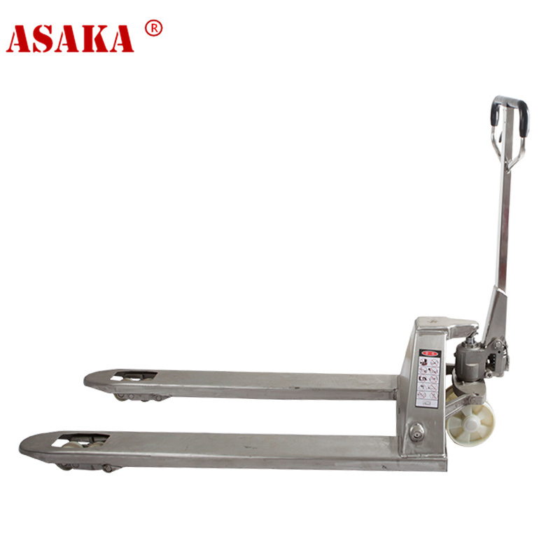 Factory Direct Sales 304 Stainless Steel Hand Pallet Truck Hydraulic Hand Forklift
