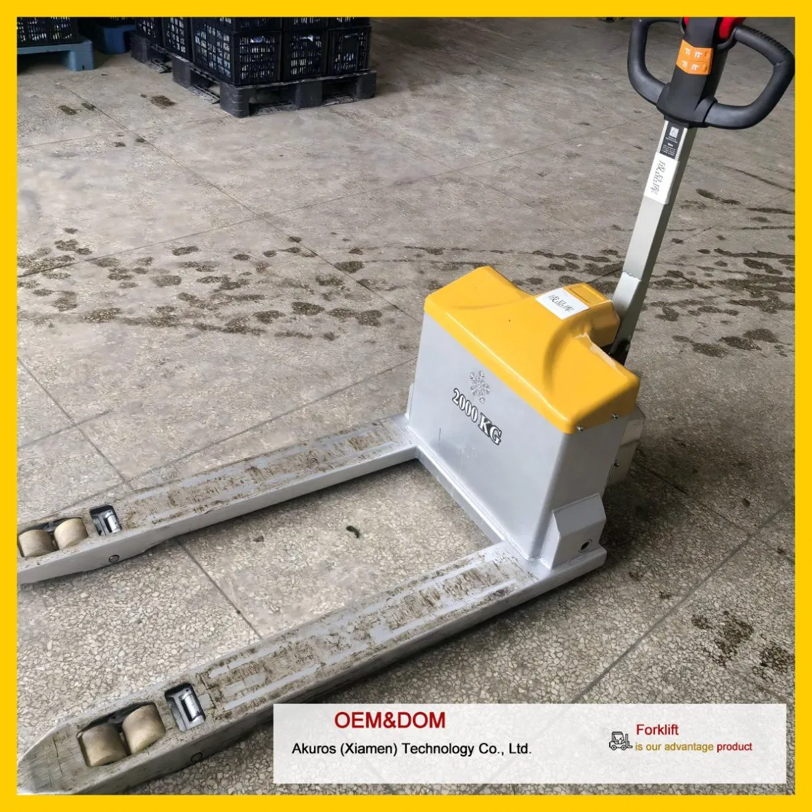 Manual Pallet Lift Truck 3 Ton Hand-Pushed Hydraulic Jack with Electronic Scale Accurate Weighing Material Handling Tools