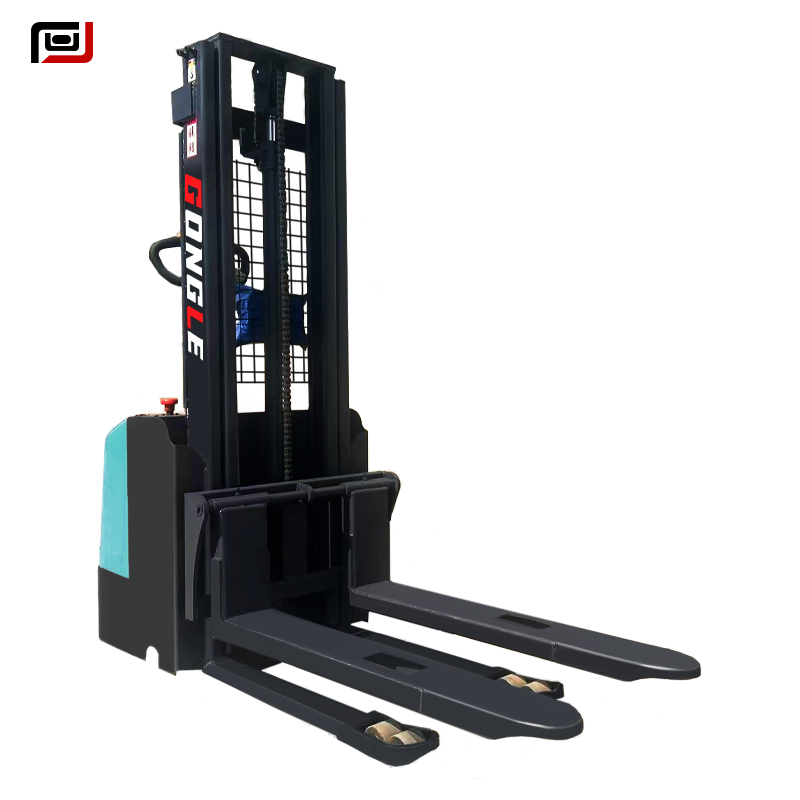 High Quality 1.5 Ton 2 Ton Electric Stacker Better Energy Consumption Hydraulic System Forklift