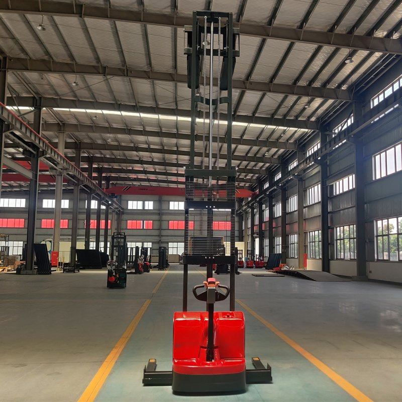 Hyder Factory Hydraulic 1.5ton 1500kg Full Electric Powered Walkie Pedestrian Pallet Stacker Electric Stacking