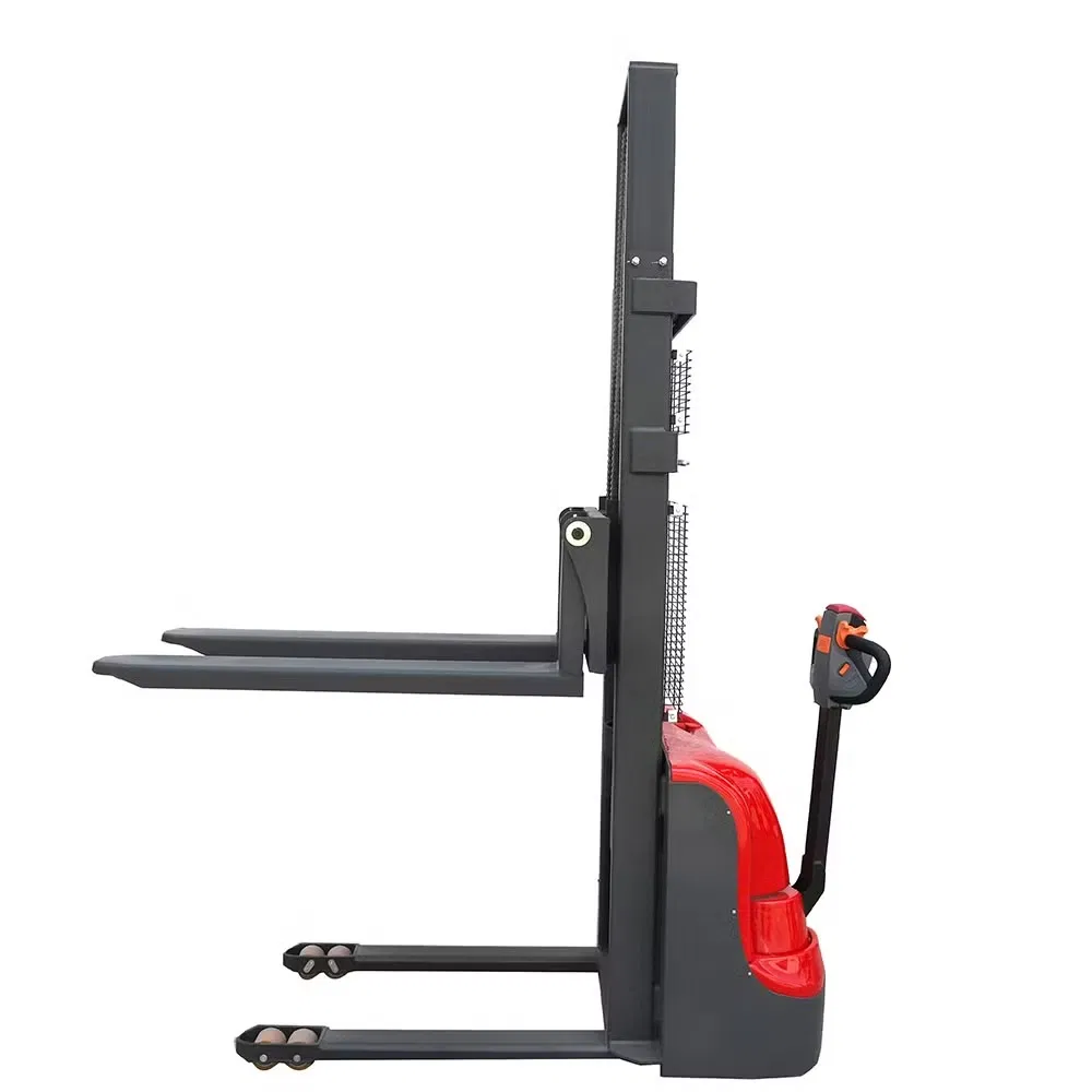 High-Performance Pedestrian-Operated Stacker with Steel and PU Wheels