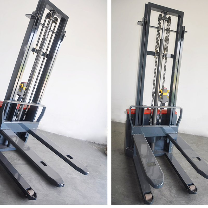 Narrow Aisle Warehouse Electric Stacker with High Load Capacity
