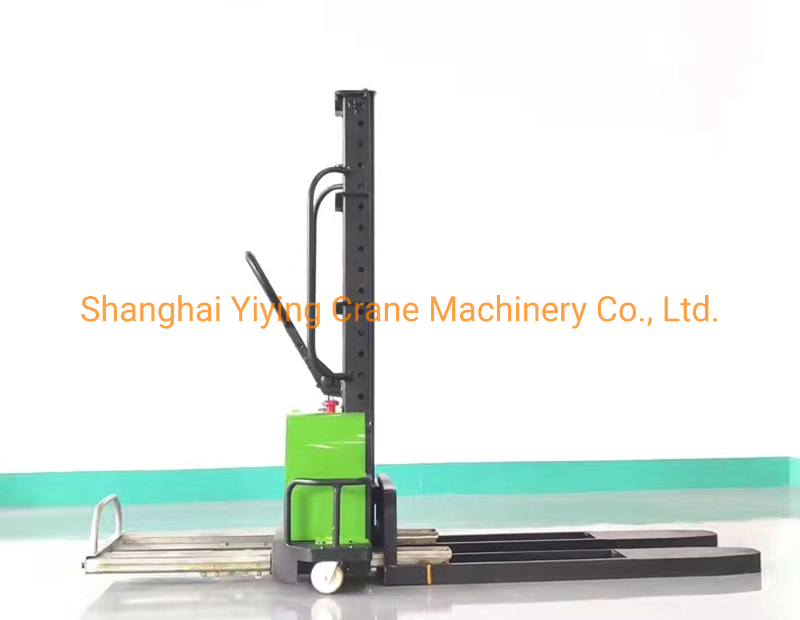 500kg 1000kg Self -Loading Electric Stacker Portable Auto Lift Pallet Forklift with Lithium Battery