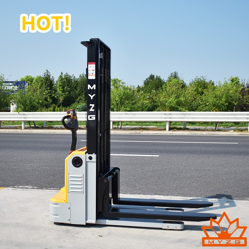 Ergonomic 1500kg Pedestrian Stacker Mingyu 1.5ton 4500mm Height Low Noise Factory Stacker