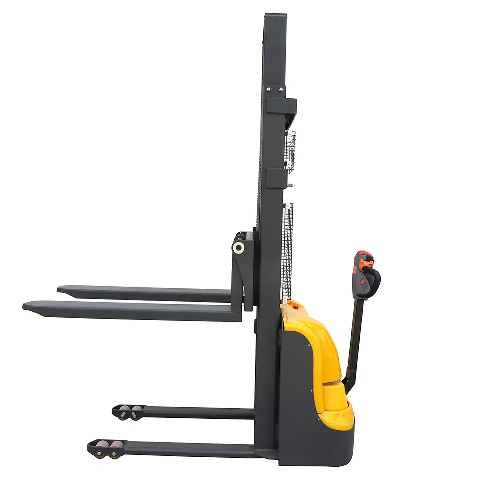 1.5 Ton 1500kg Lifting Height 2000mm 2m Walkie Pedestrian Battery Operated Electric Pallet Stacker