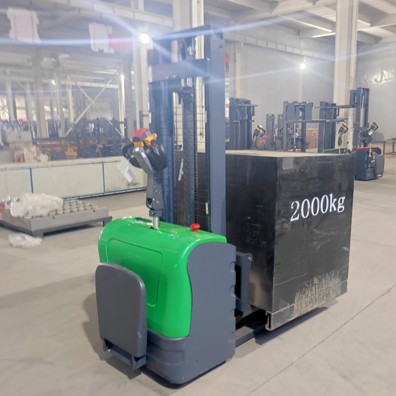 Hot Sell Semi Electric Stacker 2 Ton Pallet Stacker 1.5 Ton 3-6m Stacking Cheap Price Long Service Life