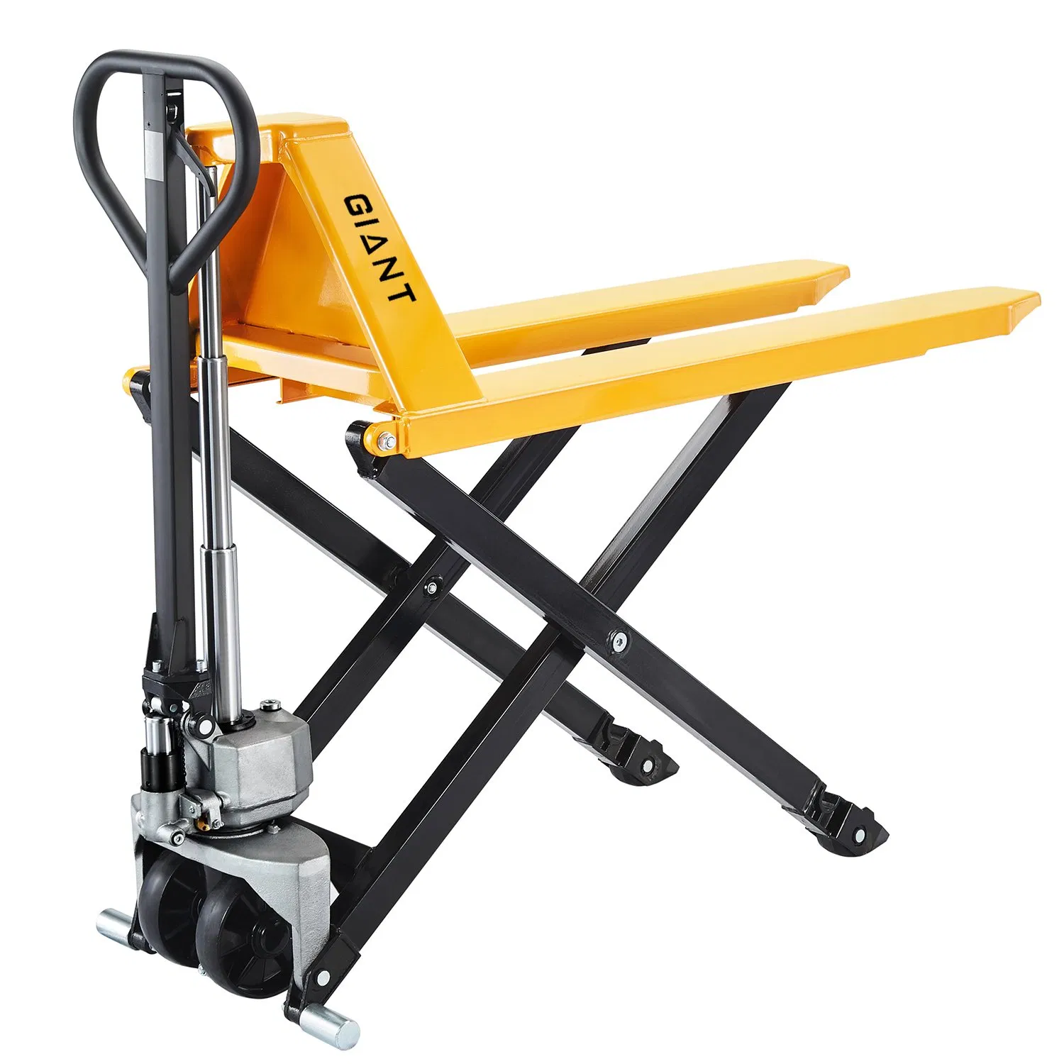 Pallet Lift Truck Manual Hydraulic Pallet Scissor 2200lbs 1000kgs Capacity High Lift Truck (JF)