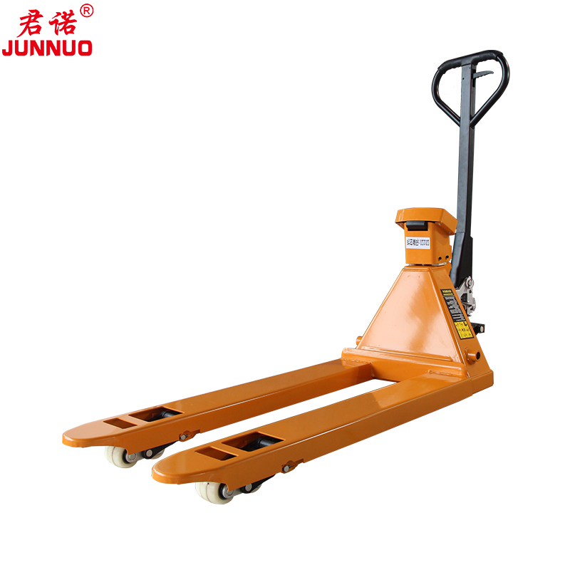 3000 Kg Hot Selling Hydraulic Manual Forklift Hand Pallet Truck with Weighing Scale