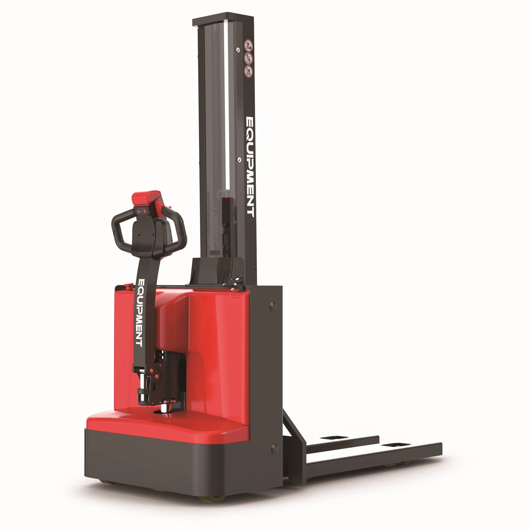 High Performance 1.6t Mini Electric Forklift Reach Stacker for Efficient Rack Lifting