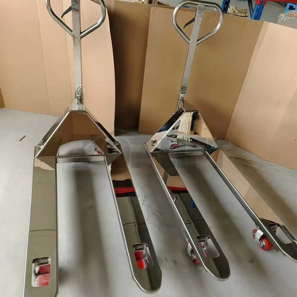 Durable Stainless Steel Hydraulic Hand Pallet Truck with 2000kg Capacity