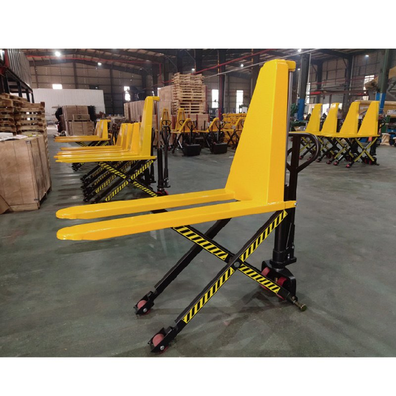 Cheap Price 1000kg 1ton Hydraulic Pallet Jack High Lift Scissor Truck