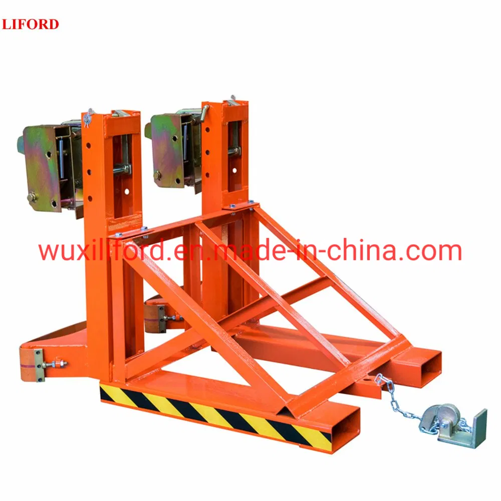 Heavy Duty Dg500A Series Forklift Attachment Drum Grabbers, Drum Handlers