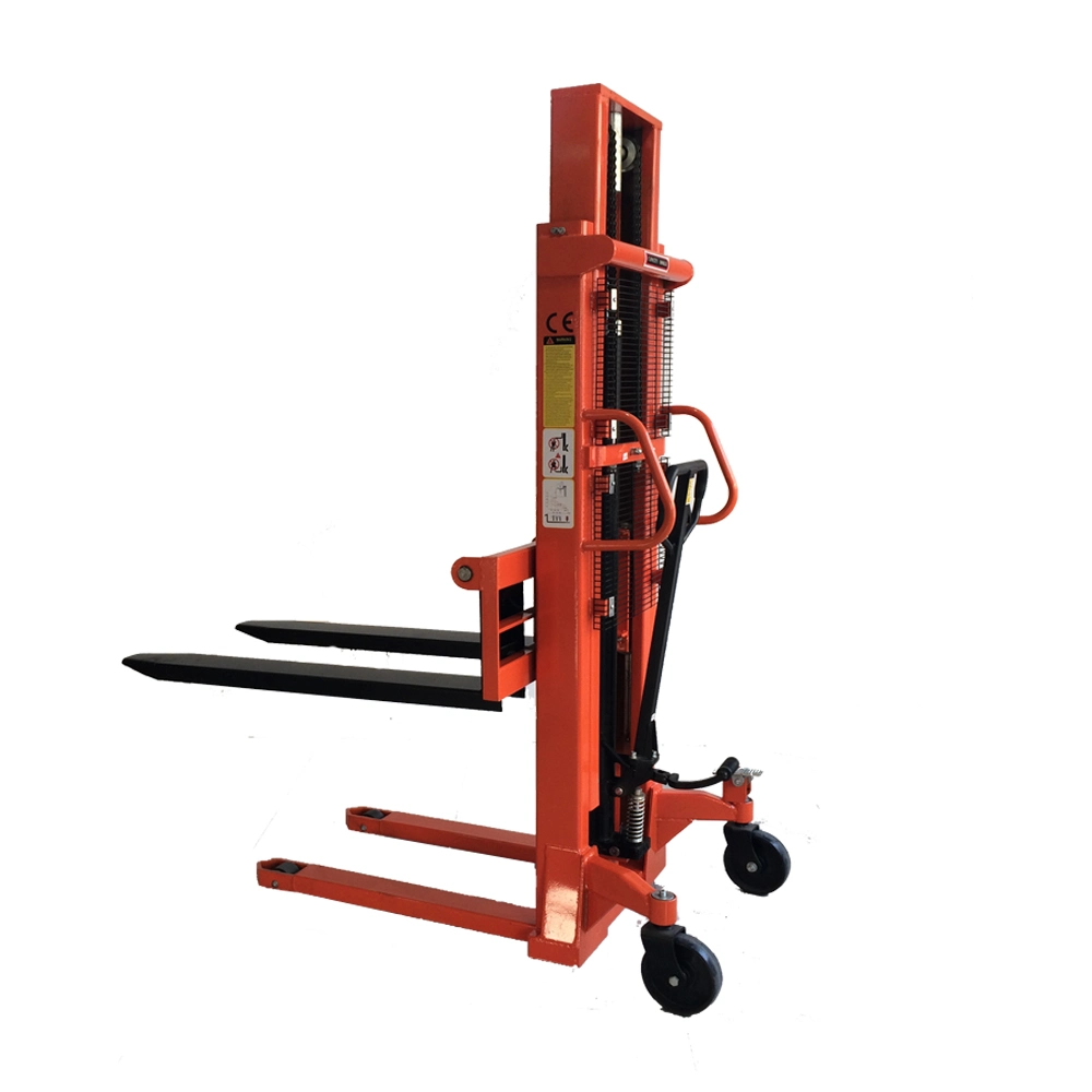 Europe 1.0ton 1.5ton 2.0ton Hydraulic Manual Pallet Stacker with Ce