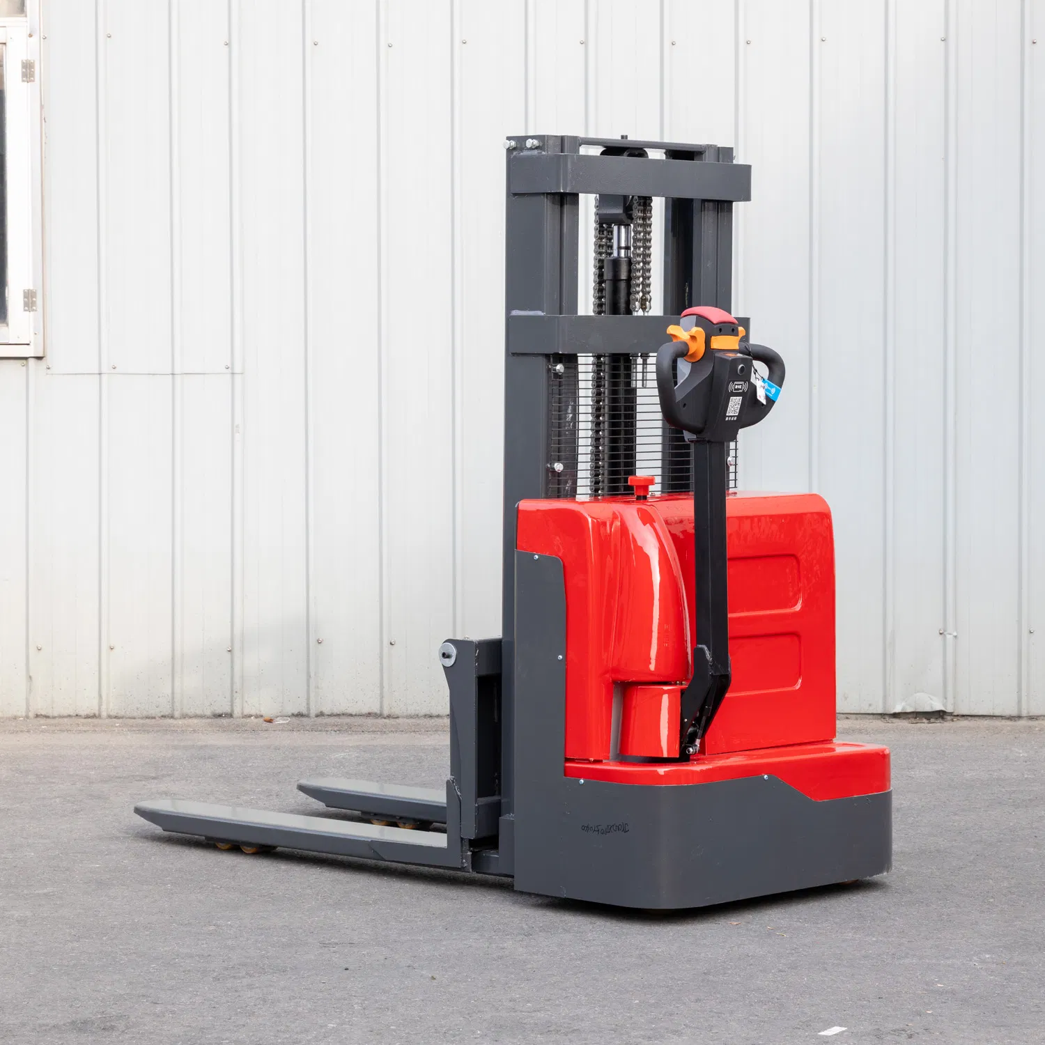 High-Performance Pedestrian-Operated Stacker with Steel and PU Wheels