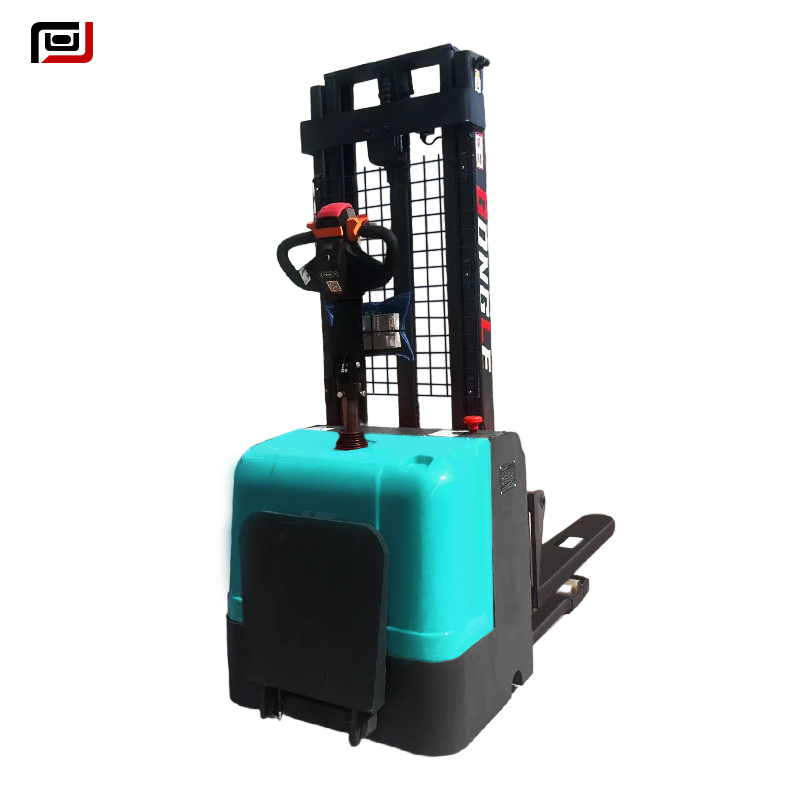 High Quality 1.5 Ton 2 Ton Electric Stacker Better Energy Consumption Hydraulic System Forklift