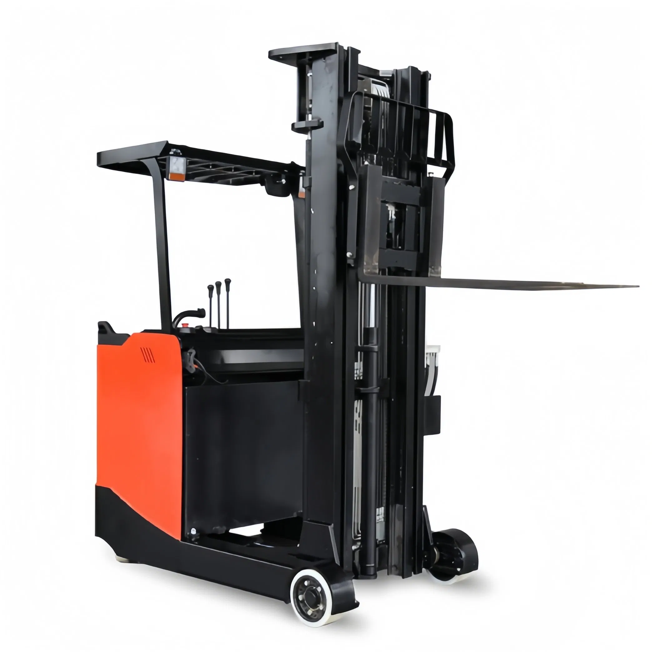 AC Power Imported Motor Full Electric Battery Truck Operated Reach Stacker Lifting Height 1600-6000mm with CE Best Factory Price Strorage Equipment