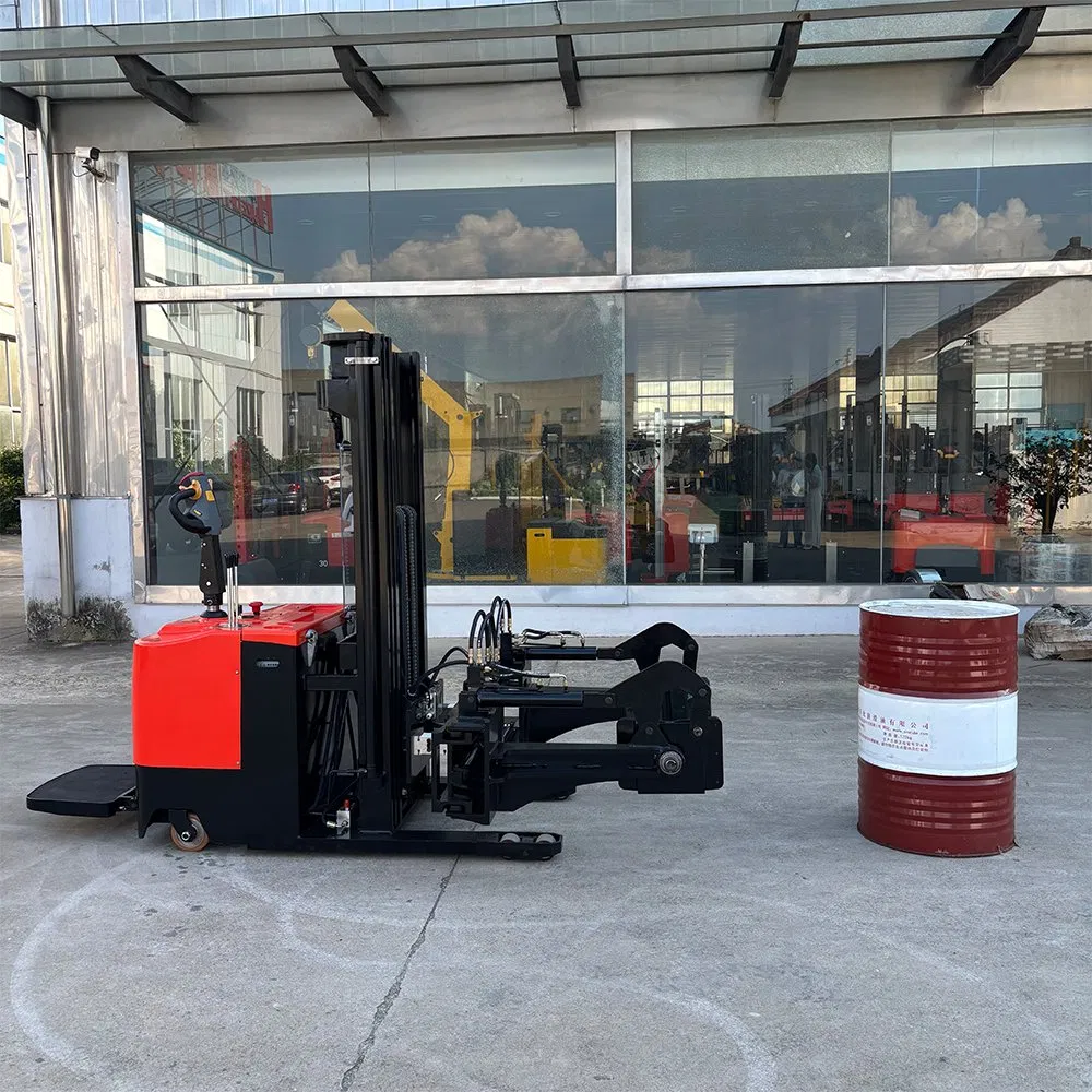 Automatic Drum Tilter Mobile 55 Gallon Drum Lift 10 FT Lifting Height Electric Drum Handler with Weigh Scale