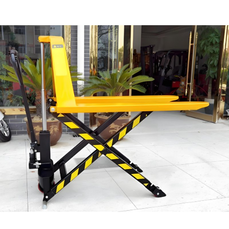 Cheap Price 1000kg 1ton Hydraulic Pallet Jack High Lift Scissor Truck