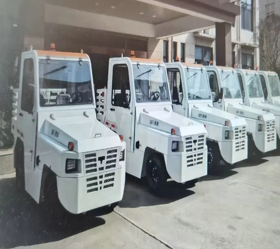 Diesel Towing Tractor Front View