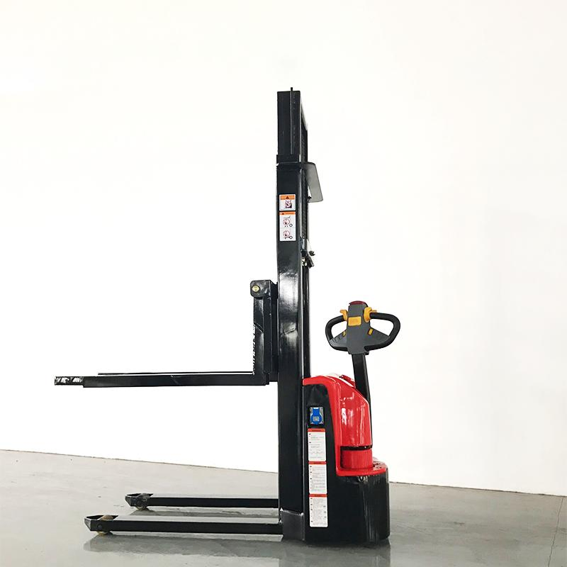 Narrow Aisle Warehouse Electric Stacker with High Load Capacity