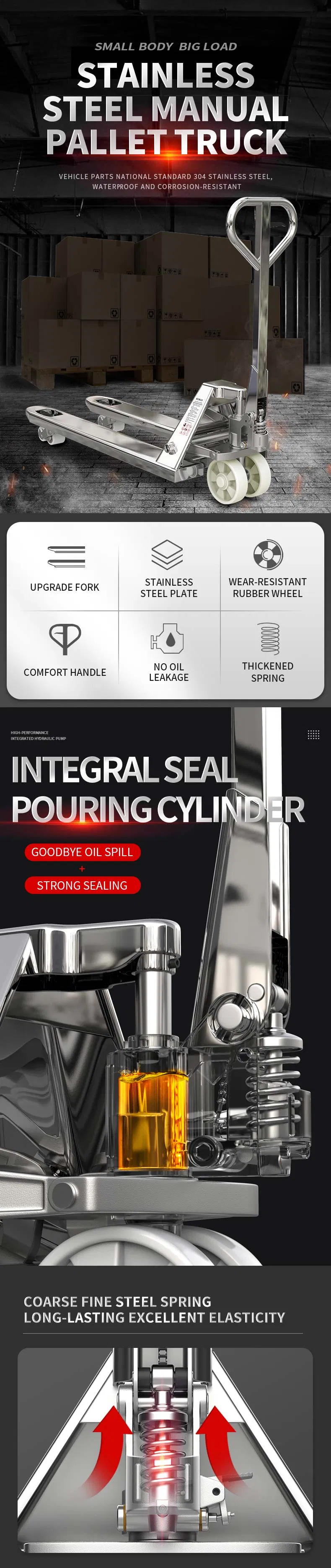 Stainless Steel Pallet Jack Dimensions