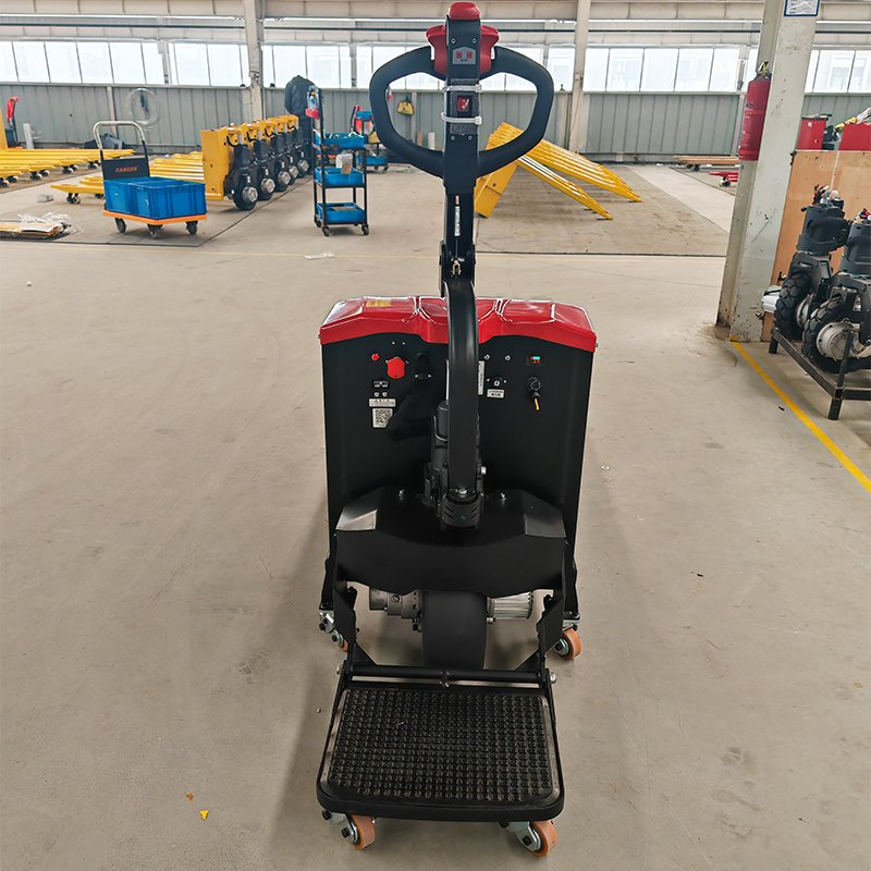 Stand-on Driving CE Solid Rubber Wheel High Passability Electric Pallet Truck
