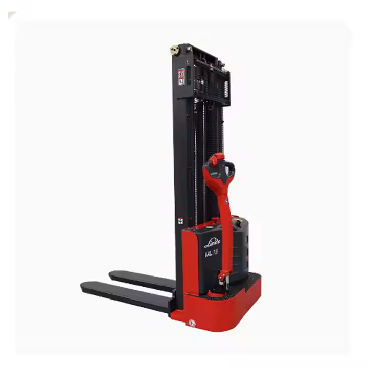 Super Linde Forklift Ml15-N Electric Stacker 1.5 Tons Battery Pallet Stacker