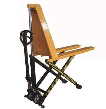 High Lift 1ton 1.5ton Hydraulic Scissor Lift Hand Pallet Truck with 80cm Lift Height