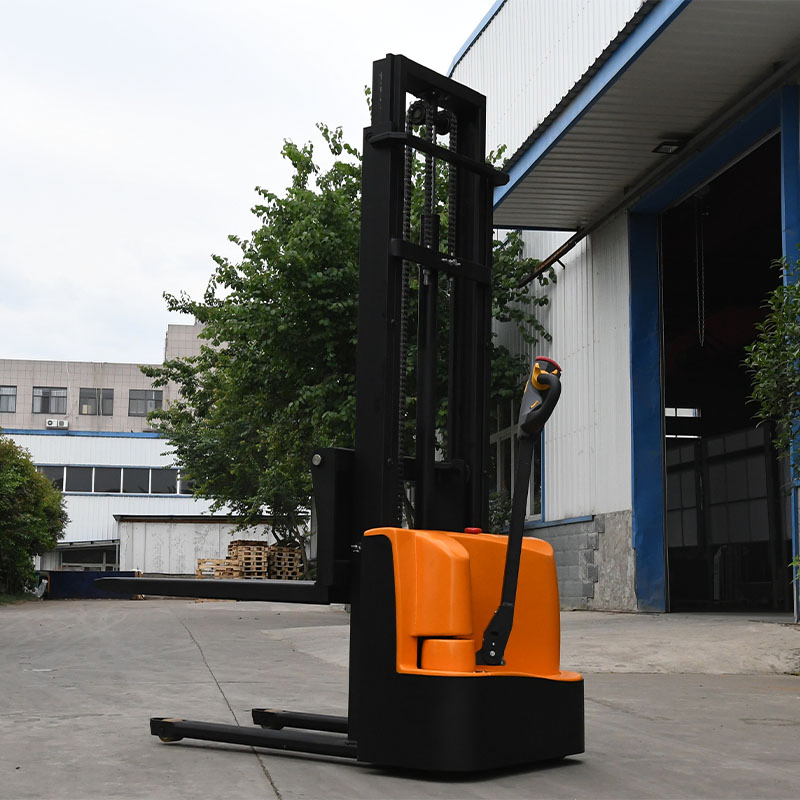 CE Electric Battery Hydraulic Forklift Lifting Equipment Hand Pallet Reach Truck Jack Material Handing Equipment Standing on Pallet Stacker Fork Lift for Sale
