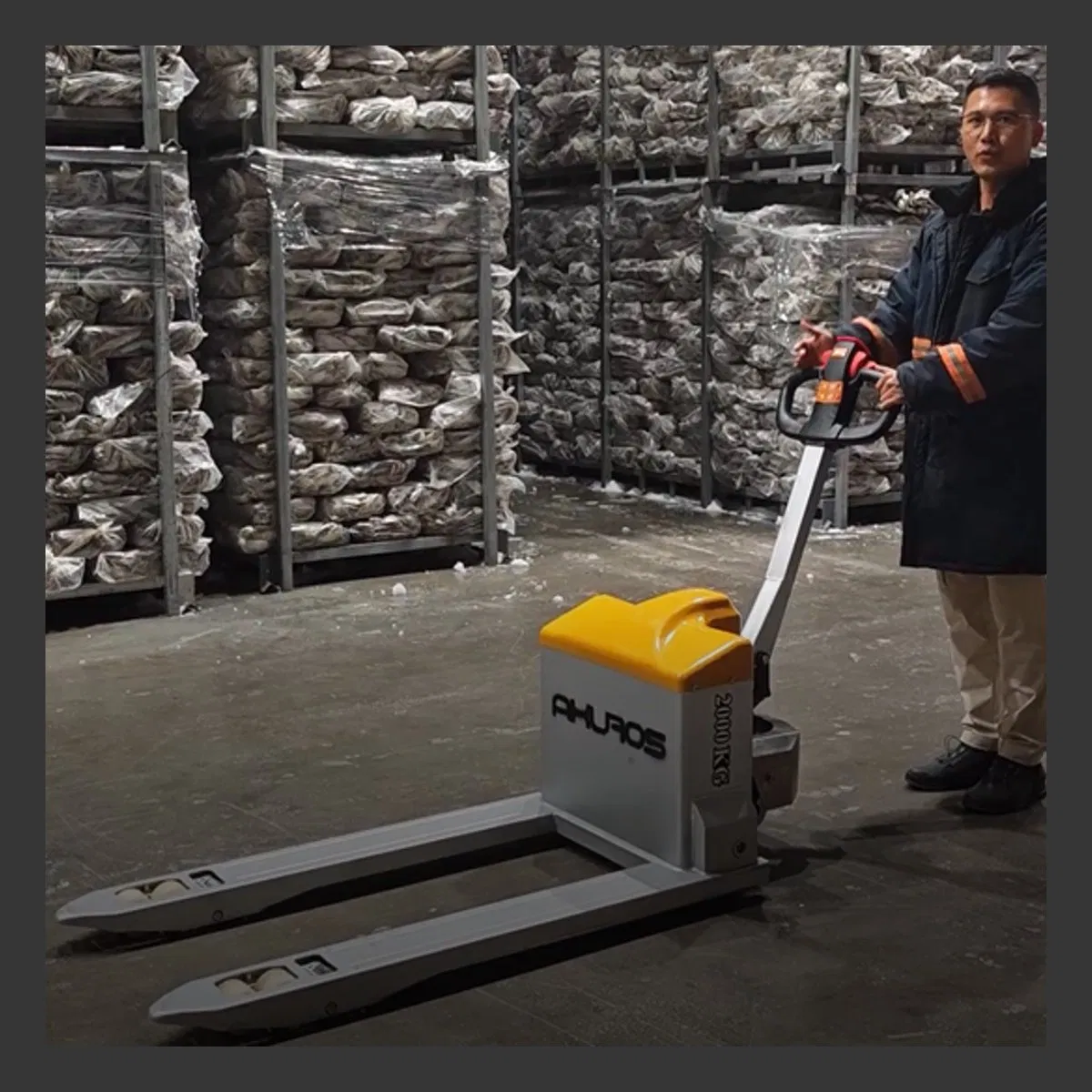 Factory Direct Walking Electric Hydraulic Pallet Truck Factory Transpalette Electrique 2 Ton Heavy Duty High Lift Pallet Jack