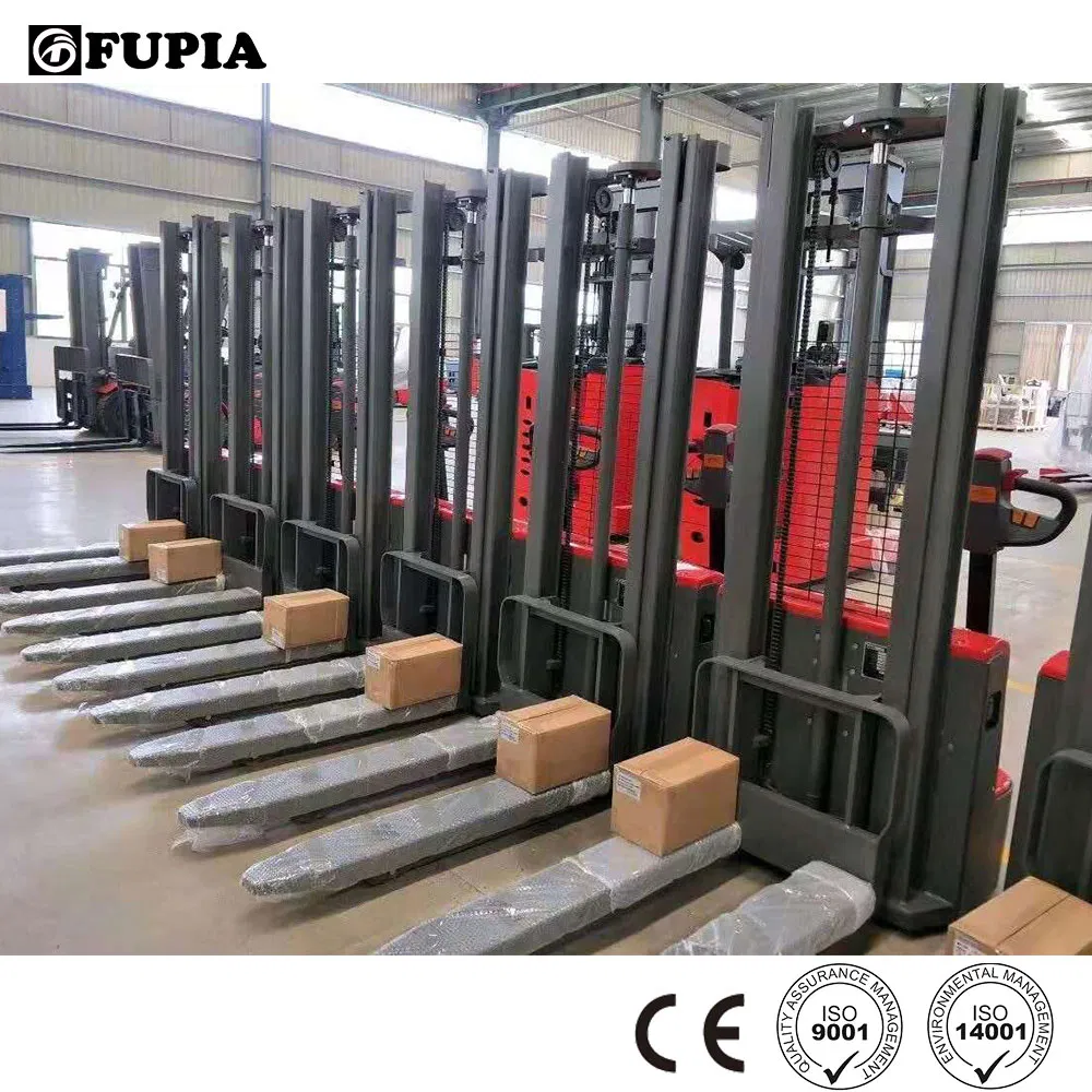 China Electric Pallet Forklift Stacker 1000kg Battery Powered Pedestrian Stacker