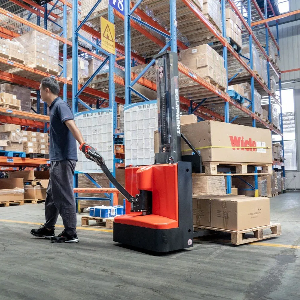 Versatile Mini Electric Forklift Reach Stacker for Manual Pallet Handling with Made-in China Price