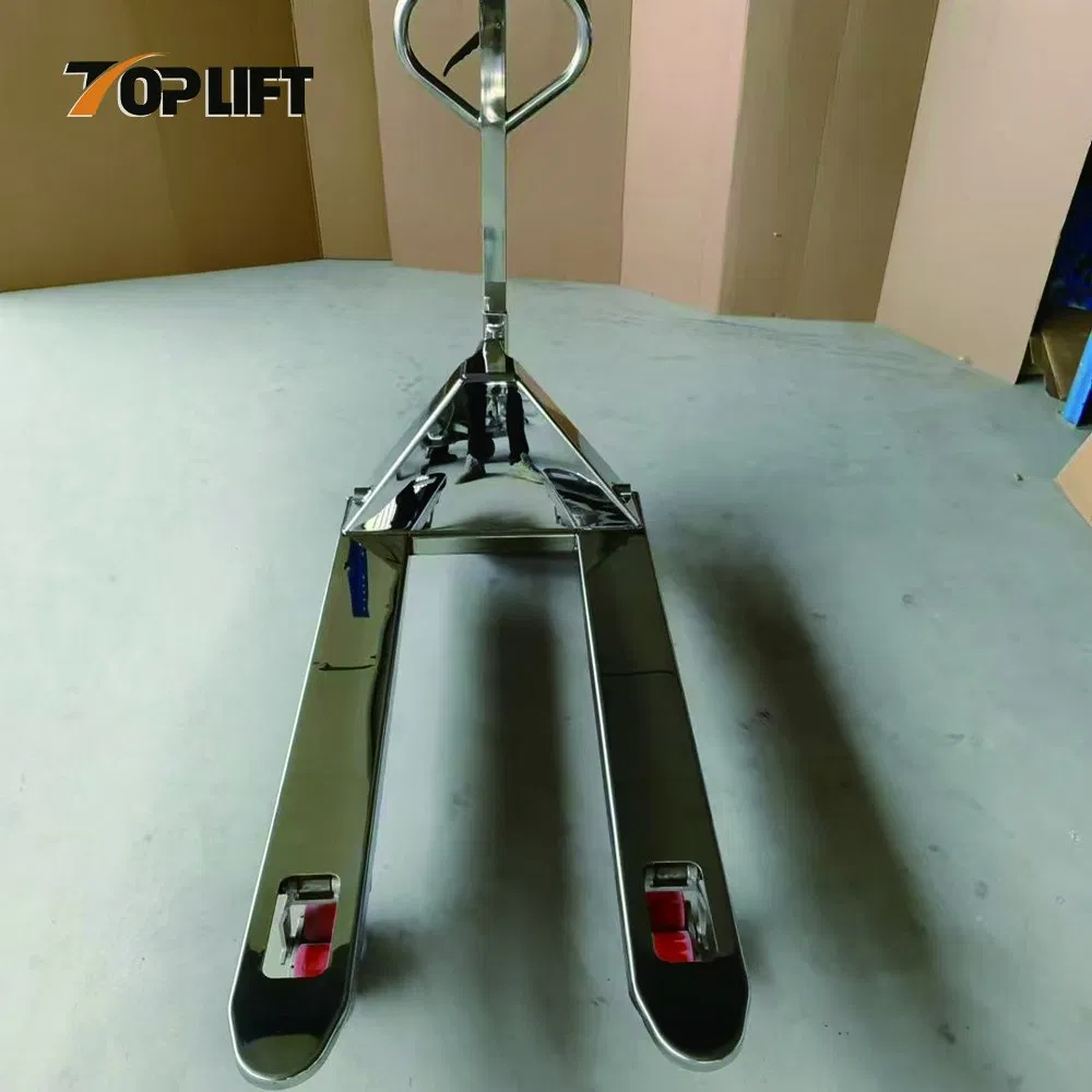 Durable Stainless Steel Hydraulic Hand Pallet Truck with 2000kg Capacity