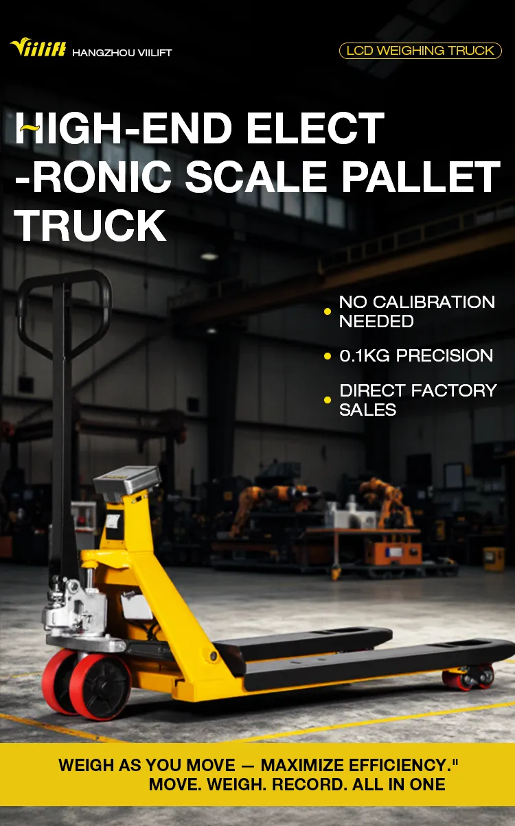 Weighing Pallet Jack Manual Hand Pallet Truck with Scale